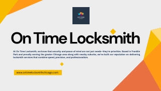On Time Locksmith