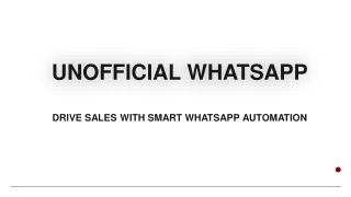 Transform E-Commerce Messaging Using Unofficial WhatsApp