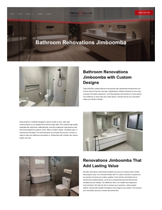 Bathroom Renovations Jimboomba