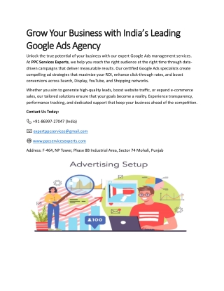 Grow Your Business with India