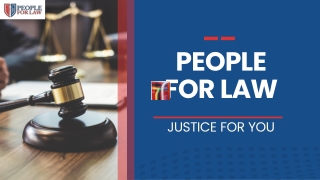 People For Law: Justice For You