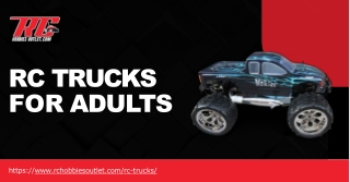 High-Performance RC Trucks for Adults – Explore Premium Remote Control Trucks at RC Hobbies Outlet