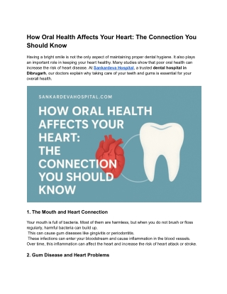 How Oral Health Affects Your Heart_ The Connection You Should Know