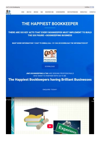 Jim's Bookkeeping Franchise