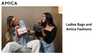 Ladies Bags and Amica Fashions