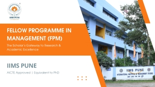 FPM Admission 2026 | Fellow Programme in Management with Global Careers