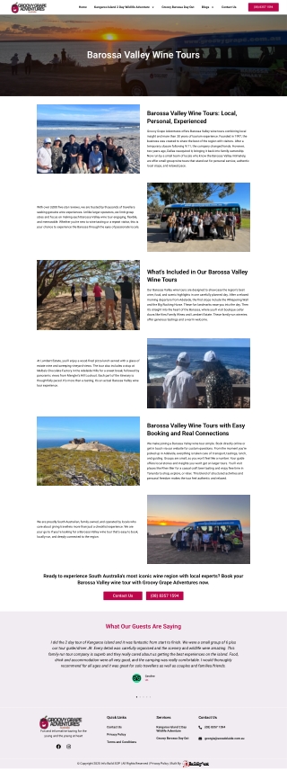 Barossa Valley Wine Tours