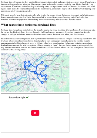 Botox for Forehead Lines: Smooth Out Horizontal Creases