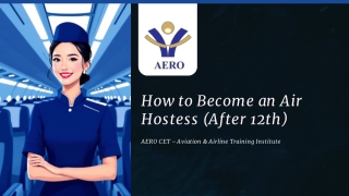 How to Become an Air Hostess After 12th AERO CET Guide