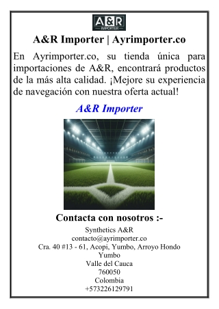 A&R Importer | Ayrimporter.co