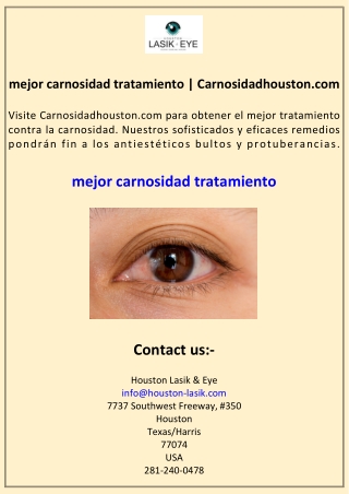 mejor carnosidad tratamiento Carnosidadhouston.com