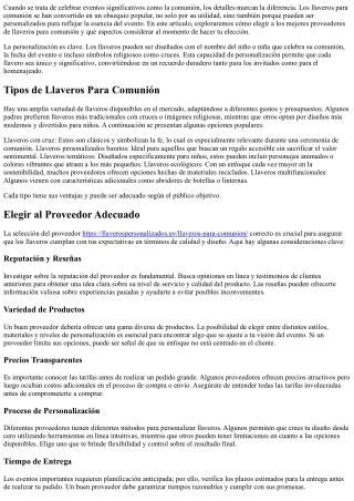 Los Mejores Proveedores de Llaveros Para Comunidad en Línea