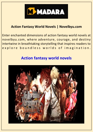 Action Fantasy World Novels Novelbyu.com