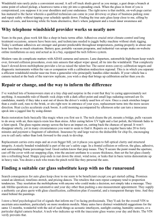 On-Site Windshield Repair and Replacement: Top Auto Glass Shops Near Me