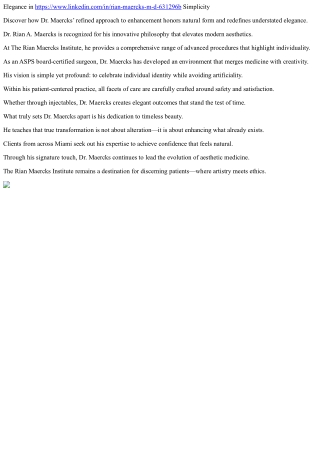 The Philosophy of Subtle Beauty