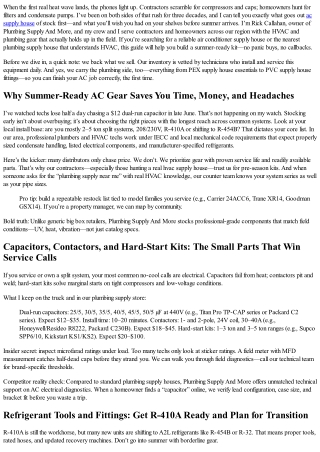 Air Conditioner Supply House: What to Buy Before Summer Hits