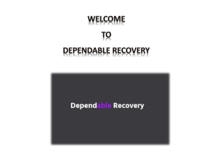 Dependable Recovery