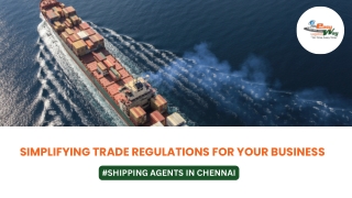 Reliable Shipping Agents in Chennai - Easyway Logistics
