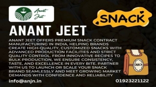 snack contract manufacturing in India
