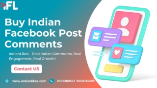 Buy Indian Facebook Post Comments - IndianLikes