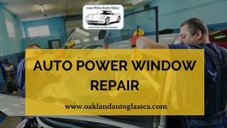 Auto Power Window Repair