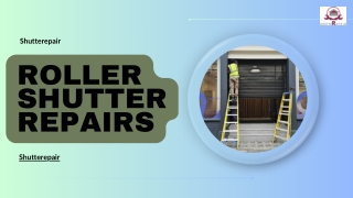 Professional Roller Shutter Repairs from Our Expert Team