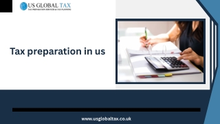 Tax preparation in us