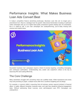 Performance Insights_ What Makes Business Loan Ads Convert Best