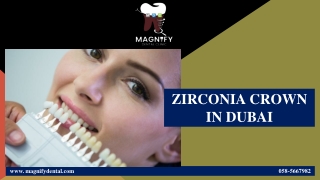 ZIRCONIA CROWN IN DUBAI