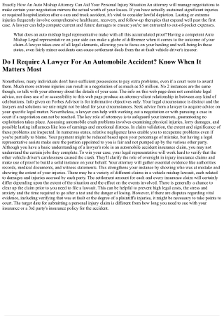 Just How A Car Accident Lawyer Can Assist Your Injury Instance