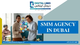 SMM AGENCY IN DUBAI