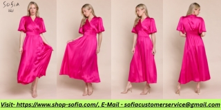 Long Italian Silk Dresses for Timeless Beauty- Shop-Sofia
