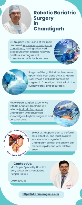 Best Robotic Bariatric Surgeon in Chandigarh