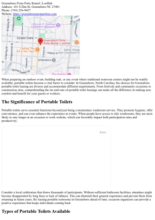 Whatever You Need to Learn About Portable Toilet Rental in Greensboro NC