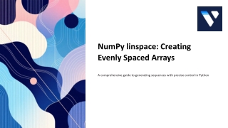 Generating Linear Sequences with numpy.linspace()