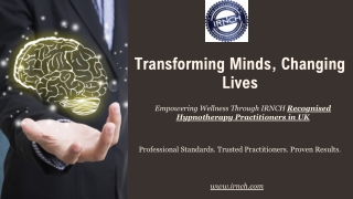 Transforming Minds, Changing Lives — IRNCH Recognised Hypnotherapy Practitioners