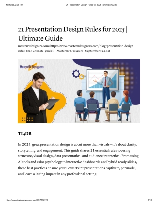 21 Presentation Design Rules for 2025 _ Ultimate Guide