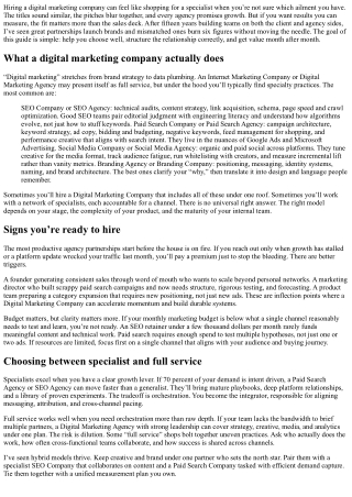 The Ultimate Guide to Working with a Digital Marketing Company