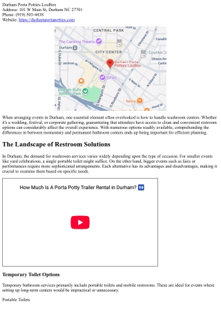 Exploring Short-lived vs. Irreversible Solutions for Restroom Requirements in Du