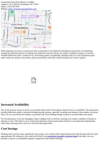 The Secret Advantages of Booking Early for Your Greensbororota potty rental requ