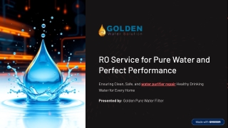 RO Service in Delhi Offering Complete Water Purifier Solutions