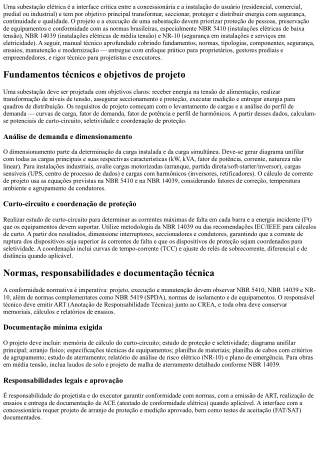 Subestação elétrica para reduzir custos e evitar paradas