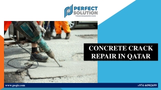 CONCRETE CRACK REPAIR IN QATAR