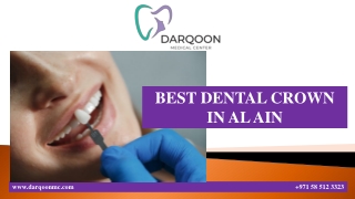 BEST DENTAL CROWN IN AL AIN