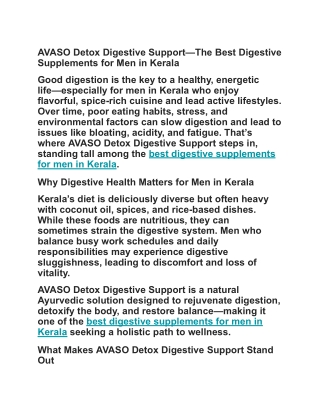 Best Digestive Supplements for Men in Kerala11