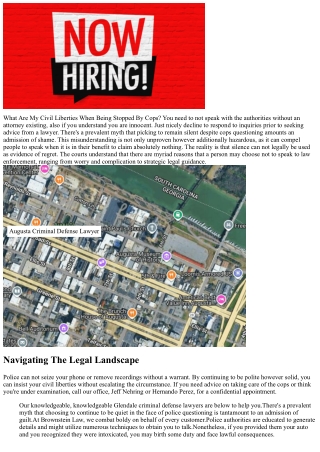 What Are My Rights When Being Dropped In Authorities?