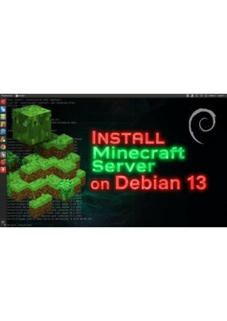 Install and Configure Minecraft Server on Debian 13 – Step by Step