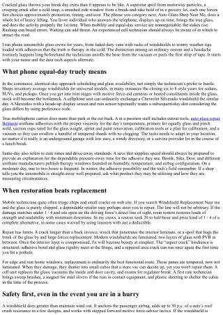 Auto Glass Shop Near Me: Mobile Same-Day Specialists