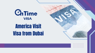 OnTime Visa - America Visit Visa from Dubai