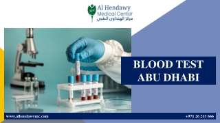 BLOOD TEST ABU DHABI